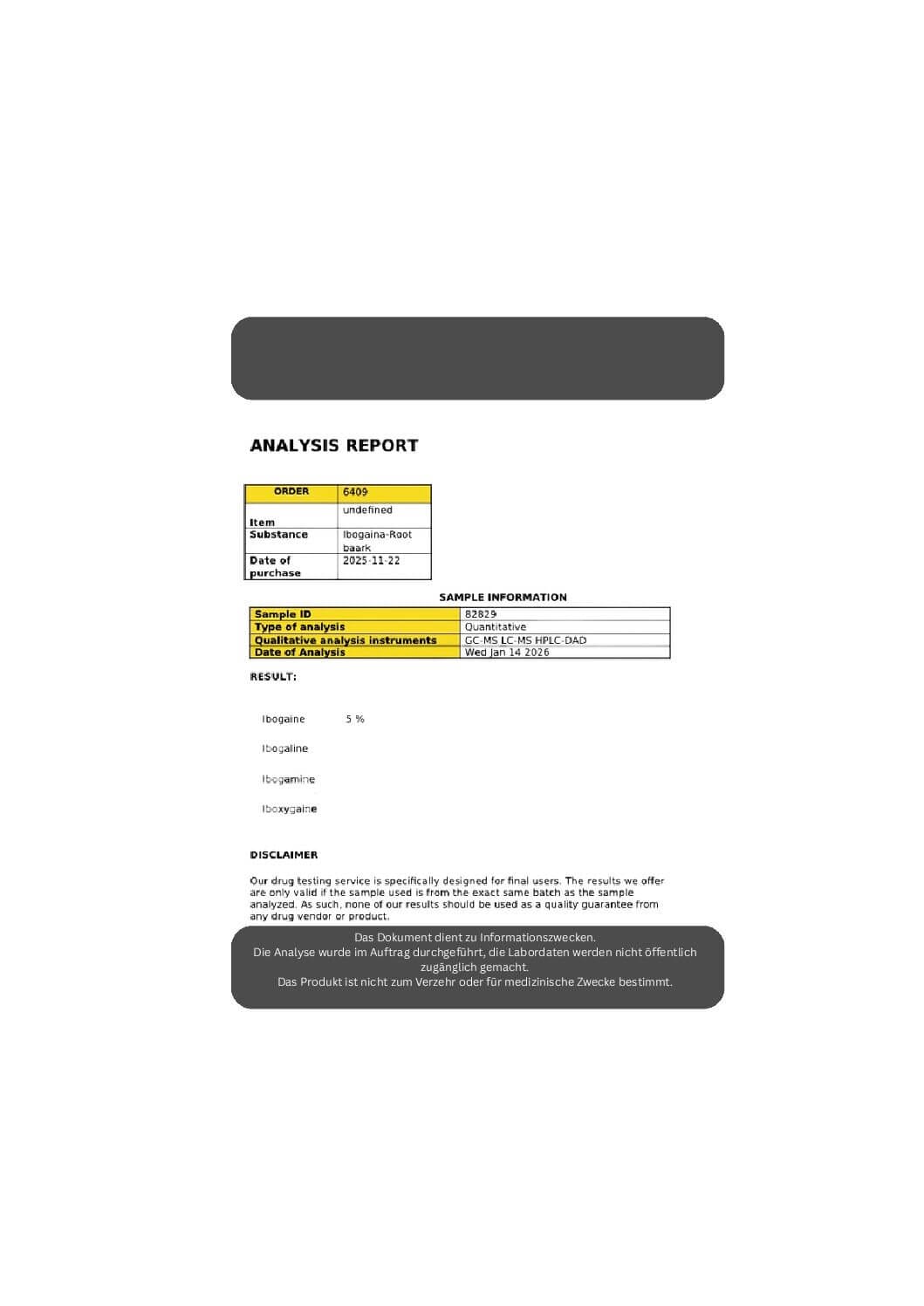 Iboga Pulver Premium Qualität – Bild 5